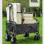 Collapsible Heavy Duty Outdoor Camping Storage Trolley